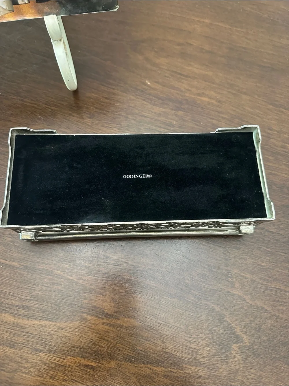 Godinger Silver Art Company jewelry box, originally released in 1992.